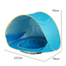 Barraca Pop‑Up com Piscina Portátil e Proteção UV para Bebês e Crianças