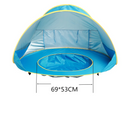 Barraca Pop‑Up com Piscina Portátil e Proteção UV para Bebês e Crianças