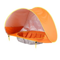 Barraca Pop‑Up com Piscina Portátil e Proteção UV para Bebês e Crianças