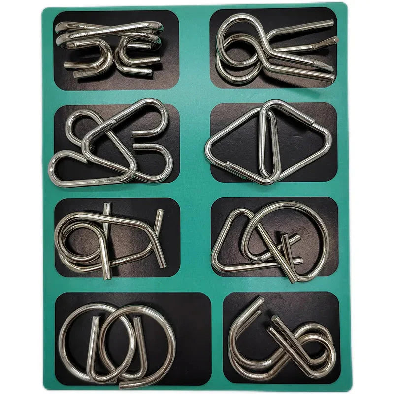 Kit Quebra Cabeça de Metal Enigma